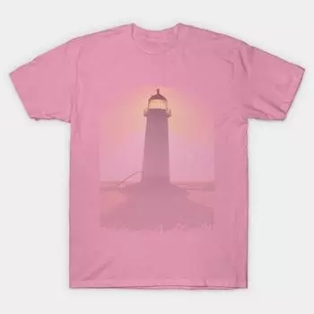Футболка женская The Lighthouse Harajuku Print Kawaii футболка летняя женская футболка с коротким рукавом топ футболка S розовый