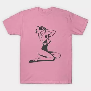 Футболка женская The Pin Up Girl Harajuku Print Kawaii футболка летняя женская футболка с коротким рукавом топ футболка S