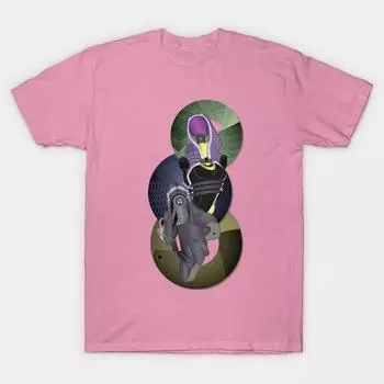 Футболка женская The Quarian And The Geth Harajuku Print Kawaii футболка летняя с коротким рукавом женская футболка топ футболка S розовый