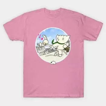 Футболка женская There She Is Harajuku Print Kawaii футболка летняя с коротким рукавом женская футболка топ футболка S