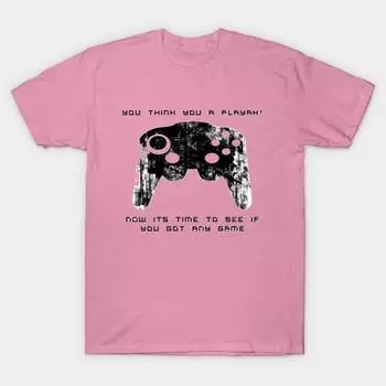 Футболка женская Think Youre A Playah белая версия Harajuku принт Kawaii футболка летняя с коротким рукавом женская футболка топ футболка S розовый