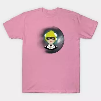 Футболка женская Tickle Ghost In Space Harajuku Print Kawaii футболка летняя женская футболка с коротким рукавом топ футболка S розовый