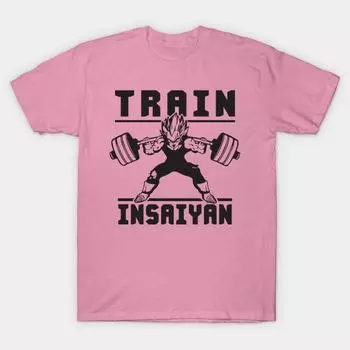 Футболка женская Train Insaiyan Harajuku Print Kawaii футболка летняя женская футболка с коротким рукавом топ футболка S розовый