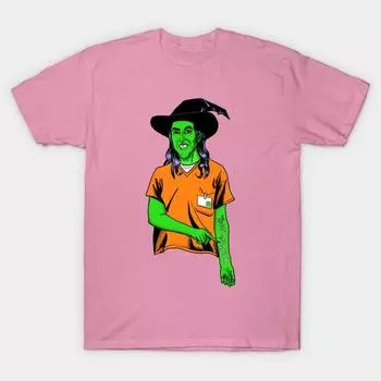 Футболка женская Trust No Witch Harajuku Print Kawaii футболка летняя женская футболка с коротким рукавом топ футболка S