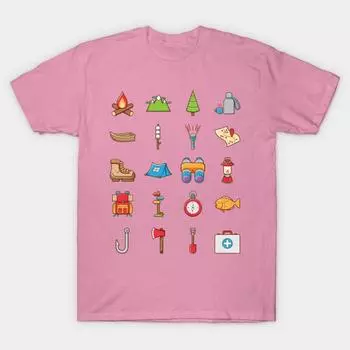 Футболка женская уличная икона Harajuku принт Kawaii футболка летняя женская футболка с коротким рукавом топ футболка S розовый