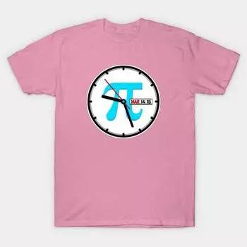 Футболка женская Ultimate Pi Day Clock Harajuku Print Kawaii футболка летняя женская футболка с коротким рукавом топ футболка S