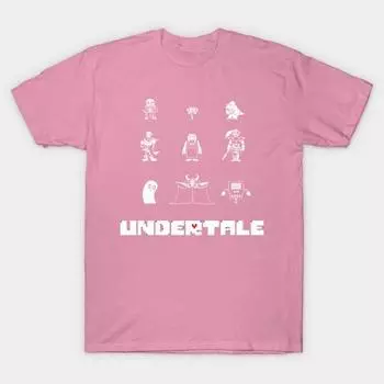 Футболка женская Undertale Friends Harajuku Print Kawaii футболка летняя женская футболка с коротким рукавом топ футболка S розовый