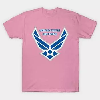 Футболка женская Usaf Harajuku Print Kawaii футболка летняя с коротким рукавом женская футболка топ футболка S розовый
