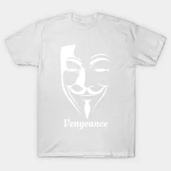 Футболка женская Vengeance Guy Fawkes Mask Harajuku Print Kawaii футболка летняя женская футболка с коротким рукавом топ футболка S розовый