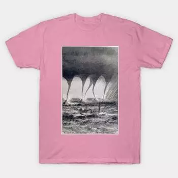 Футболка женская Водосточные трубы Harajuku Принт Kawaii Футболка летняя с коротким рукавом женская футболка Топ Футболка S