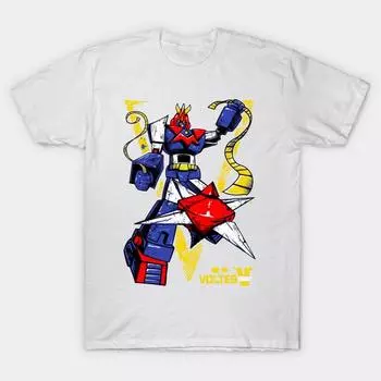 Футболка женская Voltes V Harajuku Print Kawaii футболка летняя с коротким рукавом женская футболка топ футболка S