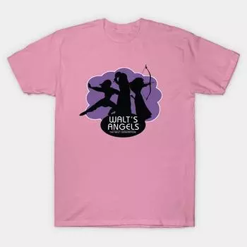 Футболка женская Walts Angels Harajuku Print Kawaii футболка летняя женская футболка с коротким рукавом топ футболка S