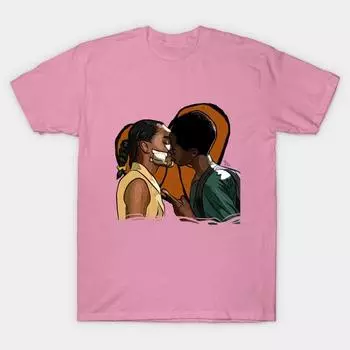 Футболка женская Wanna Be My Girl Harajuku Print Kawaii футболка летняя с коротким рукавом женская футболка топ футболка S