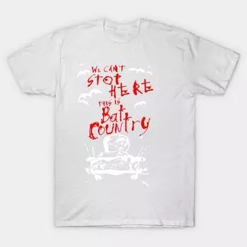 Футболка женская We Cant Stop Here This Is Bat Country Футболка Harajuku Print Kawaii Футболка летняя с коротким рукавом женская футболка топ футболка S