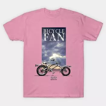 Футболка женская велосипедная фанатка Harajuku принт Kawaii футболка летняя женская футболка с коротким рукавом топ футболка S розовый