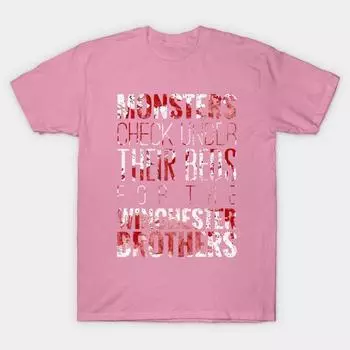 Футболка женская Winchester Brothers Harajuku Print Kawaii футболка летняя женская футболка с коротким рукавом топ футболка S