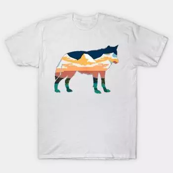 Футболка женская Wolf Country Harajuku Print Kawaii футболка летняя женская футболка с коротким рукавом топ футболка S розовый