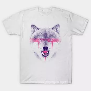 Футболка женская Wolfpaint Harajuku Print Kawaii футболка летняя с коротким рукавом женская футболка топ футболка S белый