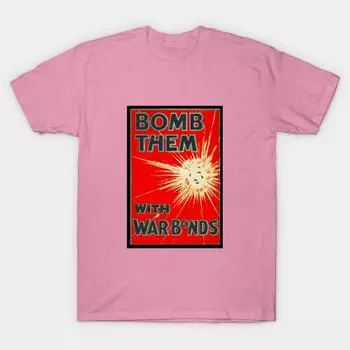 Футболка женская Ww II War Bonds Harajuku Print Kawaii футболка летняя женская футболка с коротким рукавом топ футболка S розовый