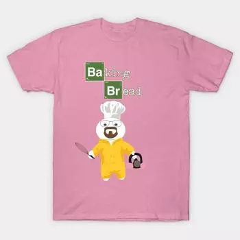 Футболка женская выпечка хлеба Harajuku принт Kawaii футболка летняя короткий рукав женская футболка топ футболка S