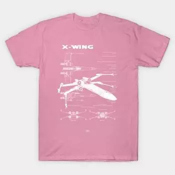 Футболка женская Xwing Harajuku Print Kawaii футболка летняя с коротким рукавом женская футболка топ футболка S розовый