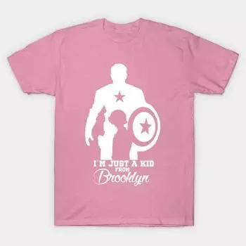 Футболка женская Я просто ребенок из Бруклина Harajuku принт Kawaii футболка летняя короткий рукав женская футболка топ футболка S розовый