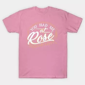 Футболка женская You Had Me At Rose смешная цитата о питье вина Harajuku принт Kawaii футболка летняя женская футболка с коротким рукавом топ футболка S розовый