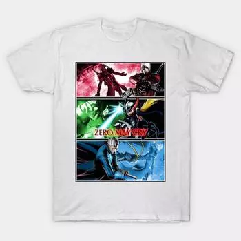 Футболка женская Zero May Cry Harajuku Print Kawaii футболка летняя женская футболка с коротким рукавом топ футболка S