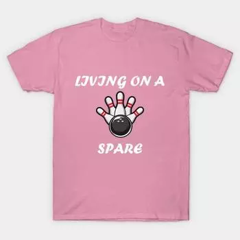 Футболка женская, живущая на запасном боулинге, дизайн, искусство для боулеров, принт Harajuku, кавайная футболка, летняя, с коротким рукавом, женская футболка, топ S