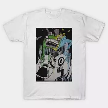 Футболка женская жуткий тостер Harajuku принт Kawaii футболка летняя короткий рукав женская футболка топ футболка S