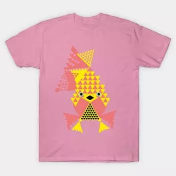 Футболка женская золотая рыбка оригинальный принт Харадзюку кавайная футболка летняя женская футболка с коротким рукавом топ футболка S