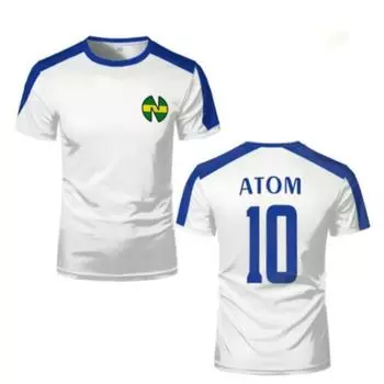 Футболки Аниме Капитан Цубаса Озора Цубаса уличная одежда с 3D принтом для мальчиков и девочек, повседневная модная футболка большого размера с круглым вырезом, детские футболки, топы 150