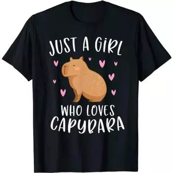 Футболки Capybara Is Calling, забавная футболка Capibara Rodent Animal Lover, юмористическая футболка для женщин и мужчин, летние повседневные топы с круглым вырезом и коротким рукавом S