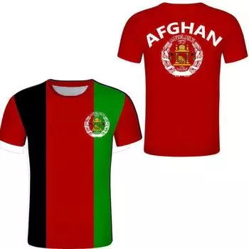 Футболки для детей Футбольный флаг Афганистана Футболка для мальчиков Мужская футболка в футбольном стиле унисекс с короткими рукавами Детский стиль Подходит для мальчиков Одежда XS