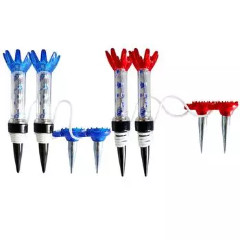 Футболки для гольфа 80 мм, 2 шт., высокие понижающие футболки для мужчин, женщин, мячи для гольфа, аксессуары Red