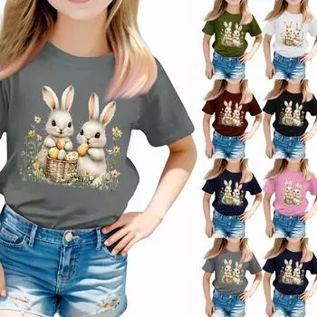 Футболки для малышей, девочек и мальчиков, детские футболки с короткими рукавами и принтом для мальчиков и девочек 100 армия зеленый