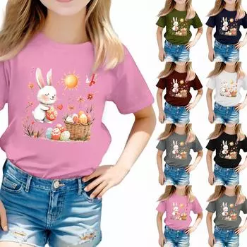 Футболки для малышей, девочек и мальчиков, детские футболки с короткими рукавами и принтом для мальчиков и девочек 100 армия зеленый