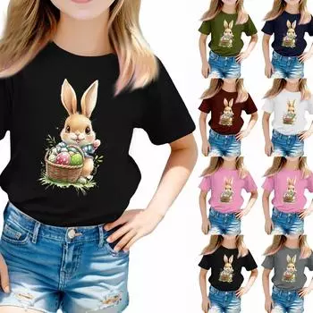 Футболки для малышей, девочек и мальчиков, детские футболки с короткими рукавами и принтом для мальчиков и девочек 100 армия зеленый