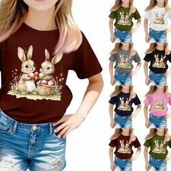 Футболки для малышей, девочек и мальчиков, детские футболки с короткими рукавами и принтом для мальчиков и девочек 100 армия зеленый