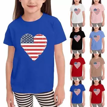 Футболки для малышей, девочек и мальчиков, детские футболки с короткими рукавами и принтом для мальчиков и девочек 130