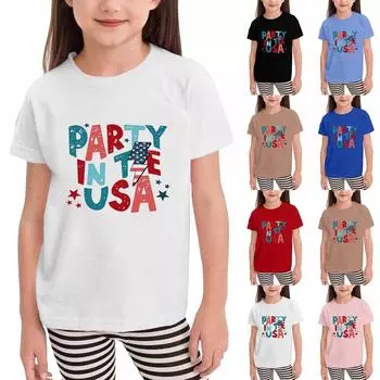 Футболки для малышей, девочек и мальчиков, детские футболки с короткими рукавами и принтом для мальчиков и девочек 150