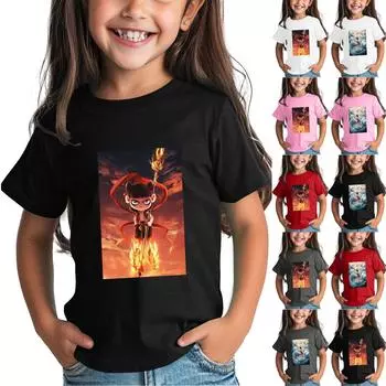 Футболки для малышей, девочек и мальчиков, детские футболки с короткими рукавами и принтом для мальчиков и девочек 1-15 лет 120