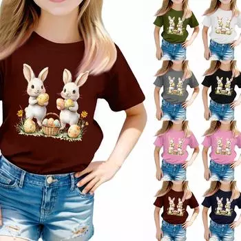 Футболки для малышей, девочек и мальчиков, детские футболки с короткими рукавами и принтом для мальчиков и девочек 100 армия зеленый