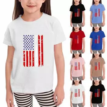 Футболки для малышей, девочек и мальчиков, детские футболки с короткими рукавами и принтом для мальчиков и девочек 150 синий