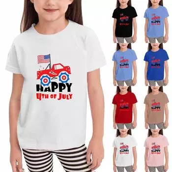 Футболки для малышей, девочек и мальчиков, детские футболки с короткими рукавами и принтом для мальчиков и девочек 150 розовый