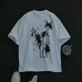 Футболки для мужчин и женщин с принтом, летняя стильная черная хлопковая футболка, футболки для отдыха S белый