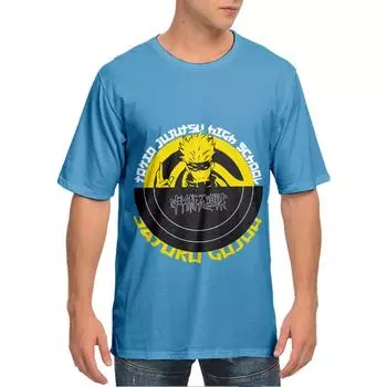 Футболки для женщин и мужчин в стиле дзюдзюцу кайсен, аниме-футболки с принтом в виде мультфильмов, с круглым вырезом, большие размеры, с короткими рукавами, модная мужская одежда, уличная одежда XS