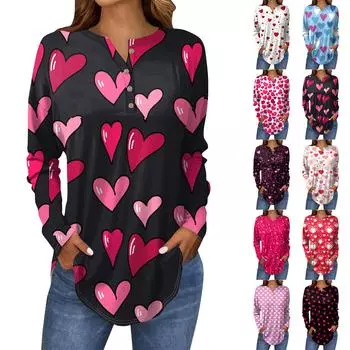 Футболки для женщин, осенние повседневные рубашки с длинным рукавом на пуговицах, толстовки с винтажным графическим принтом, топ-пуловер XL белый