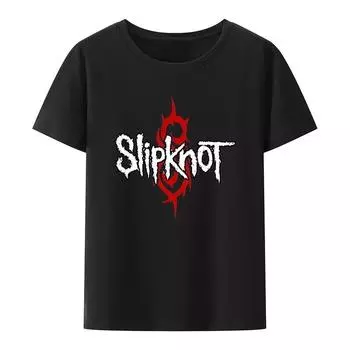 Футболки для женщин унисекс, хлопковые футболки Slipknots Heavy Metal, уличная одежда, новые футболки с короткими рукавами 2XL