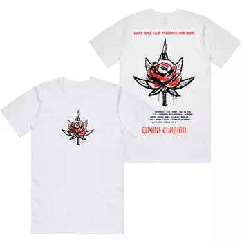 Футболки DON KBRN Eladio Carrin с коротким рукавом, летняя хлопковая футболка для мужчин/женщин, повседневная хип-хоп унисекс, уличная мужская одежда XS